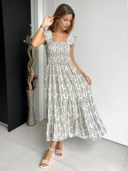 Vestido Vuelo Tirantes Ramas