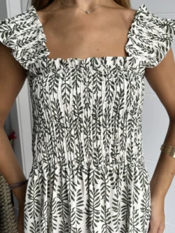 Vestido Vuelo Tirantes Ramas - Imagen 8