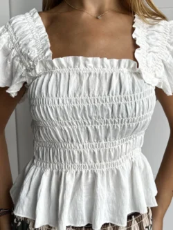 Top Gomas Volantes Blanco - Imagen 6