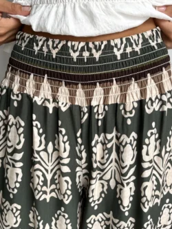 Pantalón India Suelto Verde - Imagen 9