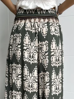 Pantalón India Suelto Verde - Imagen 11