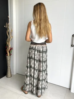 Pantalón India Suelto Verde - Imagen 8