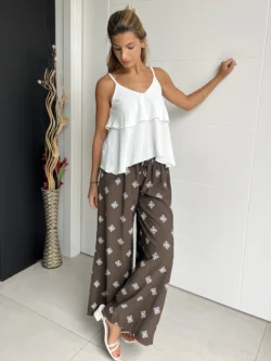 Pantalón Suelto Chocolate - Imagen 4