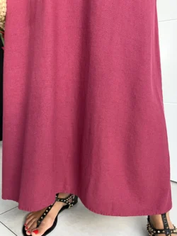 Vestido Midi Tirante Ancho Frambuesa - Imagen 10