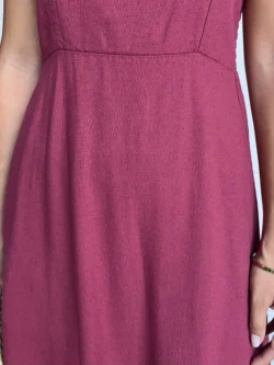 Vestido Midi Tirante Ancho Frambuesa - Imagen 11