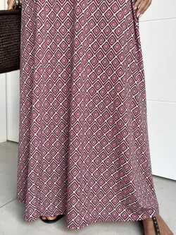 Vestido Tirantes Seda Fría Rombos - Imagen 10
