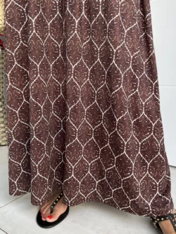 Vestido Tirantes Seda Fría Chocolate - Imagen 10