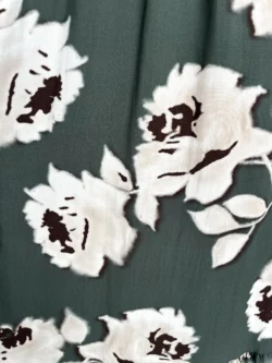 Vestido Playero Estampado Verde Oliva - Imagen 13