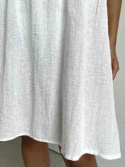 Vestido Corto Tirantes Blanco - Imagen 11