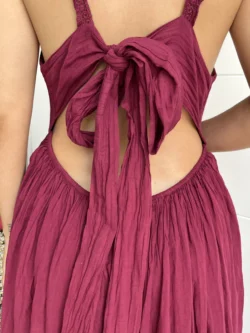 Vestido Lazo Burdeos - Imagen 9