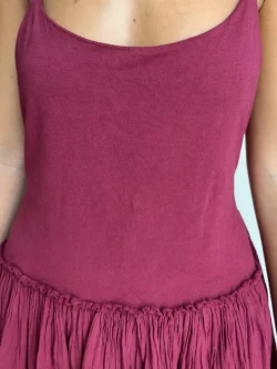 Vestido Lazo Burdeos - Imagen 11