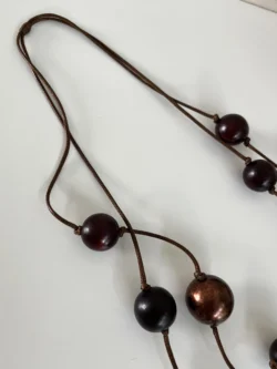 Collar Bolas Bronce - Imagen 3