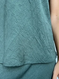 Blusa Básica Tirantes Verde Botella - Imagen 8