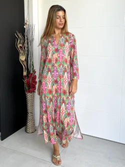 Vestido India Estampado Multicolor - Imagen 2