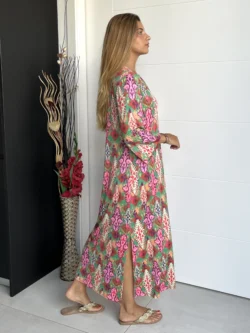 Vestido India Estampado Multicolor - Imagen 6