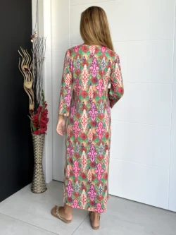 Vestido India Estampado Multicolor - Imagen 7