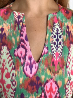 Vestido India Estampado Multicolor - Imagen 8