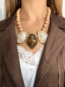 Chaqueta Flecos Marrón - Imagen 11