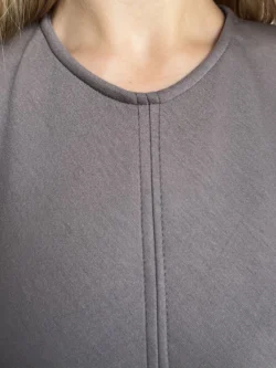 Vestido Midi Recto Chocolate - Imagen 10