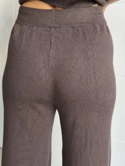 Pantalón Punto Suave Chocolat0 - Imagen 8