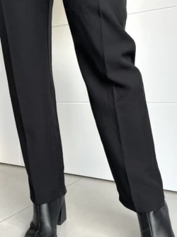 Pantalón Vestir Recto Negro - Imagen 7