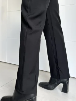 Pantalón Vestir Recto Negro - Imagen 8