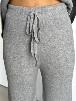 Pantalón Punto Suave Gris - Imagen 8