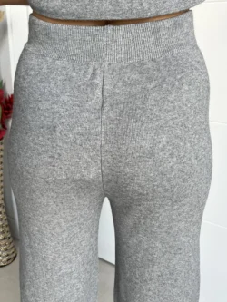 Pantalón Punto Suave Gris - Imagen 9