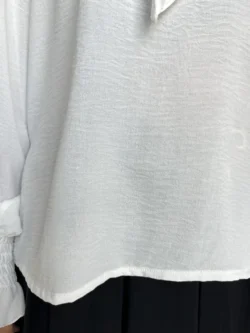 Blusa Pico Volantes Blanca - Imagen 9