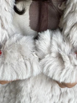 Chaleco Pelo Sintético Beige - Imagen 8