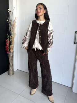 Pantalón de Pana Chocolate - Imagen 2