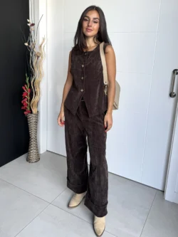Pantalón de Pana Chocolate - Imagen 3