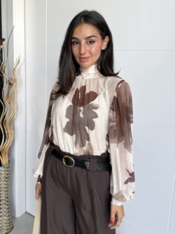 Blusa Gasa Floral Clara - Imagen 3