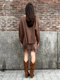 Suéter Sin Costuras Oversize Modal - Imagen 5