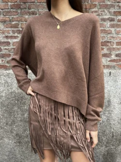 Suéter Sin Costuras Oversize Modal - Imagen 2