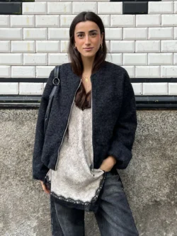 Blusa Lencera Larga Picos Asimétrica - Imagen 4