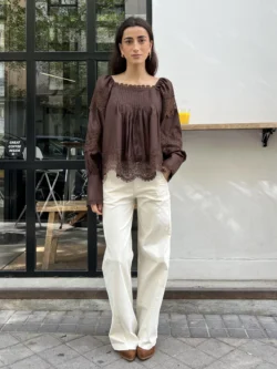 Pantalón Loneta en Crudo - Imagen 8