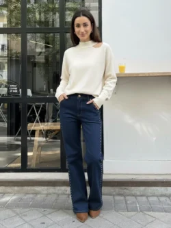 Suéter Crudo Cut Out Cuello Perkins - Imagen 4