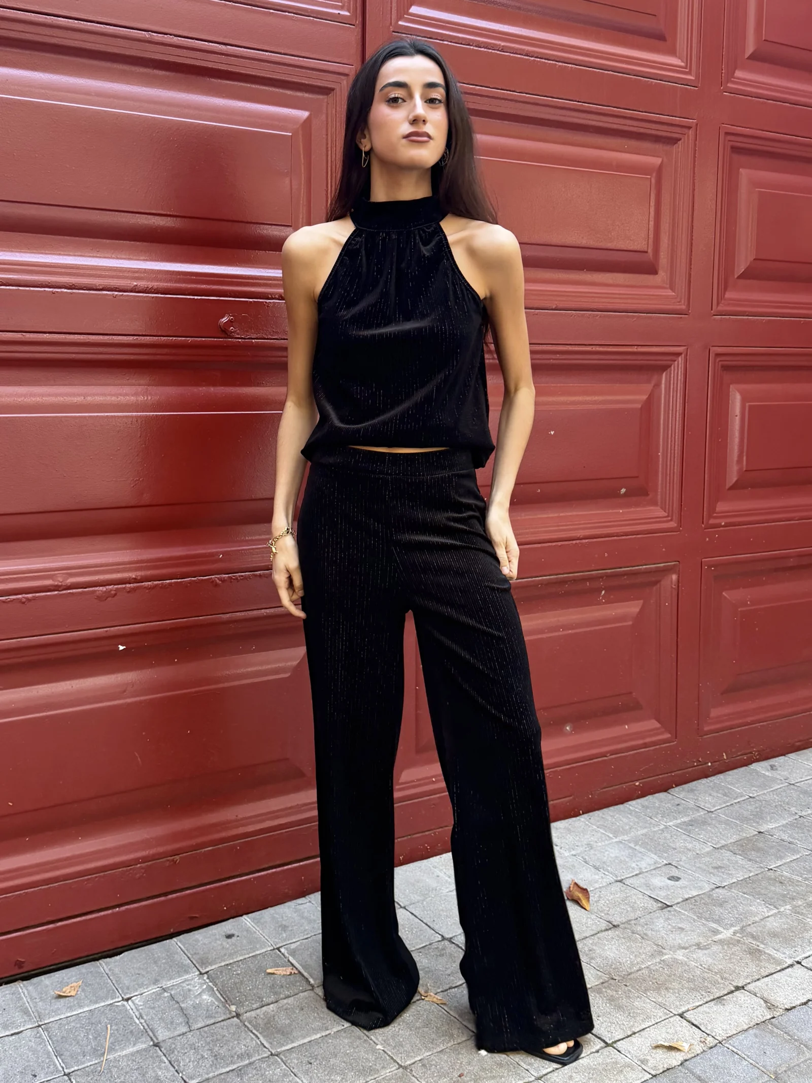 Pantalón Velvet Negro