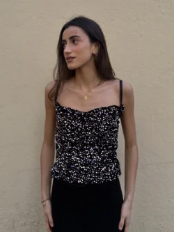 Top Negro de Lentejuelas - Imagen 2