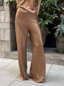 Pantalón en Tono Cobre Metalizado - Imagen 4