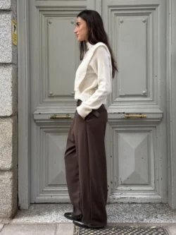 Suéter Doble Solapa color Marfil - Imagen 6