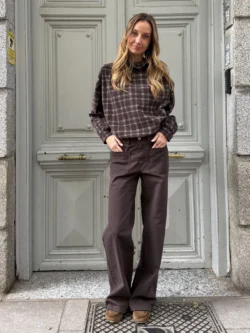 Pantalón Marrón Chocolate Wide Leg