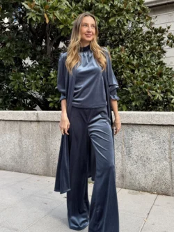 Pantalón Velvet Azul Grisáceo - Imagen 2