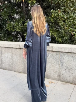 Kimono Velvet Azul Grisáceo - Imagen 6