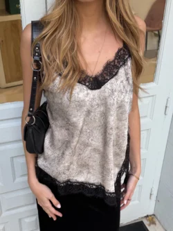 Top Raso Encaje Crudo - Imagen 10