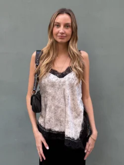 Top Raso Encaje Crudo - Imagen 3