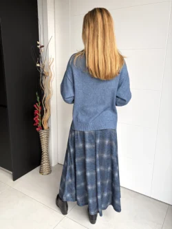 Falda de Cuadros Azul - Imagen 5