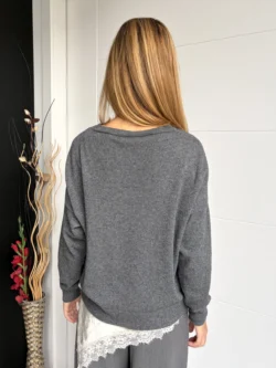 Jersey Punto Gris Dog Lover - Imagen 5