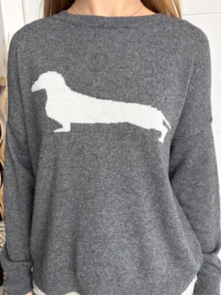Jersey Punto Gris Dog Lover - Imagen 6